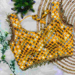 Designer Georgette Sequence Work Blouse