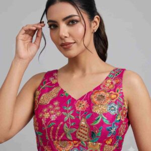 Embroidered Sequins Blouse