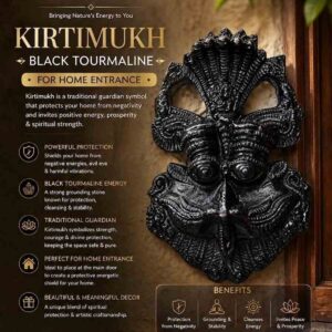 Kirtimukh Black Tourmaline