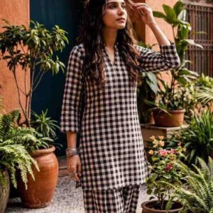 Linen Cotton Farshi Coords Set
