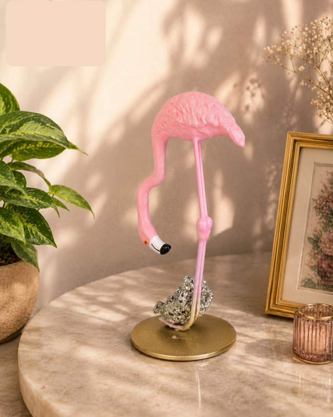 Pink Flamingo with Natural Pyrite | Unique Statement Décor – Youteek 2 <div> <p dir="auto">Unique Pink Flamingo with Natural Pyrite – elegant statement décor piece. Perfect for home décor, office tables, gifting and collectors. Eye-catching and stylish.</p> </div> <div></div> Pink Flamingo with Natural Pyrite | Unique Statement Décor – Youteek - Image 2