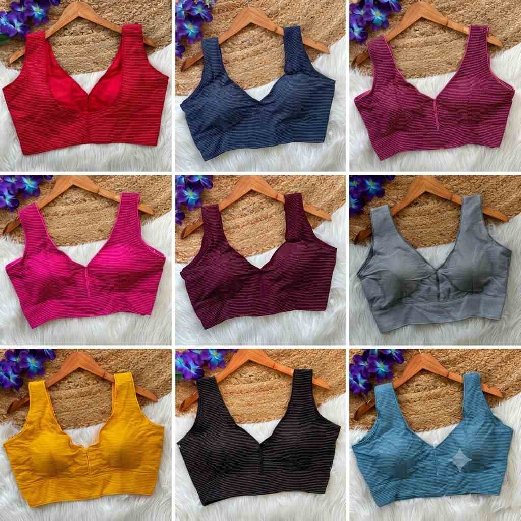 Pure Katha Cotton V Neck Blouse | Free Size 38-42 | ₹299 2 Soft Pure Katha Cotton V Neck Blouse with padding, free size 38-42, Indo cotton lining and hook back opening. Perfect for sarees. Pure Katha Cotton V Neck Blouse