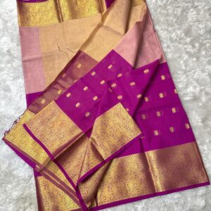 banarasi tissue silk saree with designer pallu