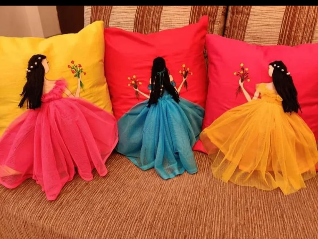 Customized Doll Cushion Cover Online India | Youteek 2 Customized doll cushion cover in multiple colours. Sizes 12x12, 16x16, 18x18 and 24x24. Custom size and any cushion colour available. For kids room and gifting. customized doll cushion cover online india