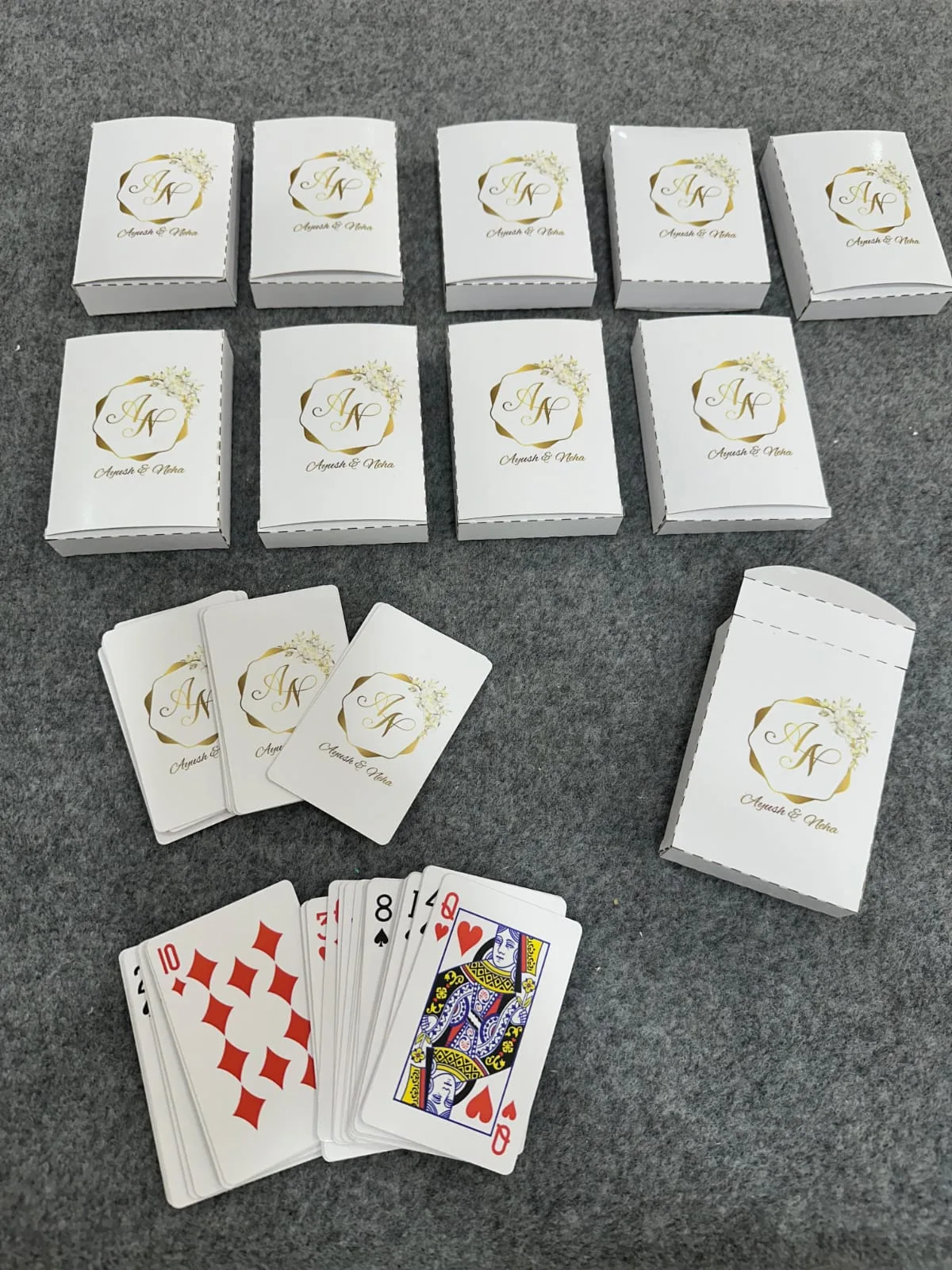Customized Playing Cards with Photos for Anniversary | Youteek 2 Customized playing cards with your personal photos. Premium quality cards perfect as a thoughtful anniversary gift for husband, wife or partner. Unique keepsake with emotional value. customized playing cards with photos for anniversary