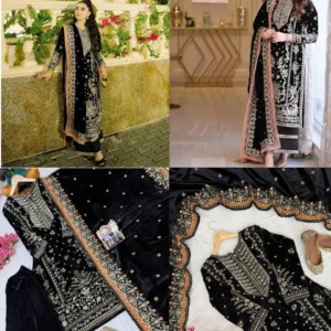 designer velvet palazzo suit under 2000