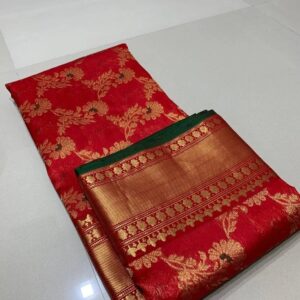 handloom chanderi pattu silk saree