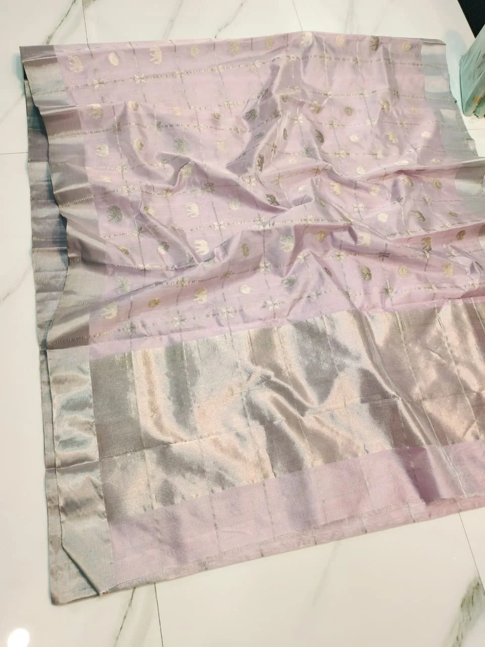 Handloom Chanderi Tissue Pattu Silk Saree | Original Pure Silk | Youteek 3 Original handloom Chanderi tissue pattu silk saree with metallic sheen, delicate zari motifs and a pure silk warp. Lightweight heritage drape for festive and formal wear. handloom chanderi tissue pattu silk saree
