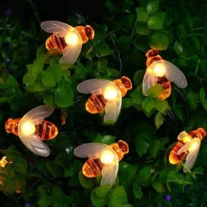 honey bee fairy string lights warm white