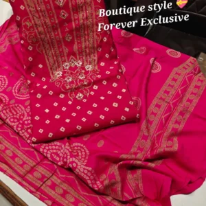 Jaipuri Print Viscose Suit Set