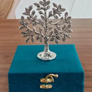 Kalpavriksha Tree Handcrafted Metal Brass Gold German Silver