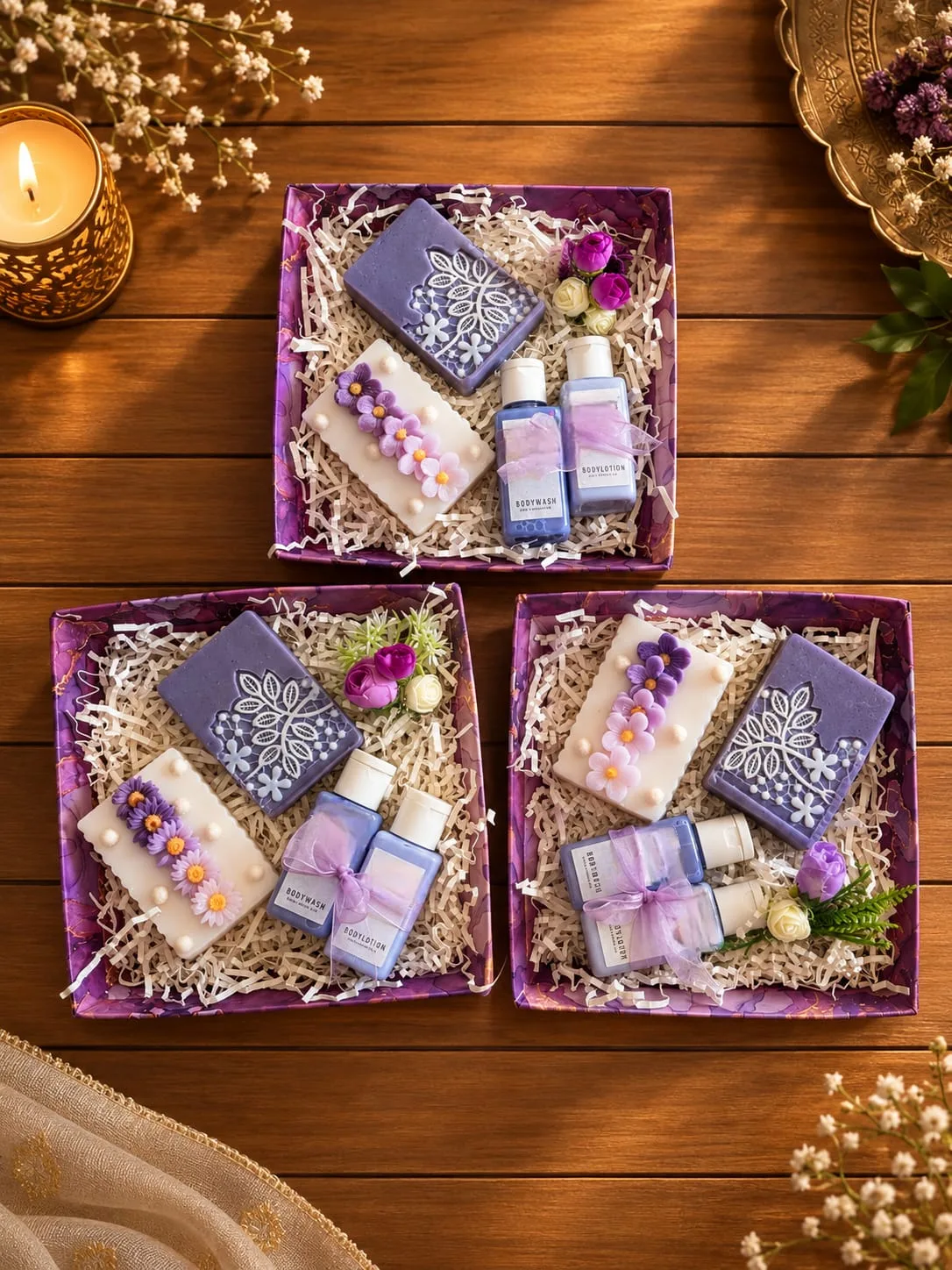 Lavender Theme Hamper | Soaps + Bodywash + Bodylotion | Youteek 1 Lavender Theme Hamper including lavender theme soaps, lavender bodywash and lavender bodylotion. Perfect self-care and gifting hamper. Lavender Theme Hamper