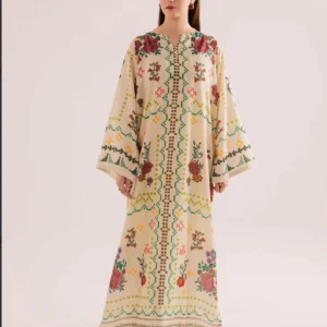 Luxury Holiday Edition Kaftan One Pc Gown – Premium Swiss Cotton