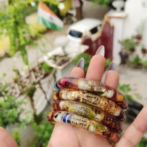 Personalised Bangles with Name on Rice