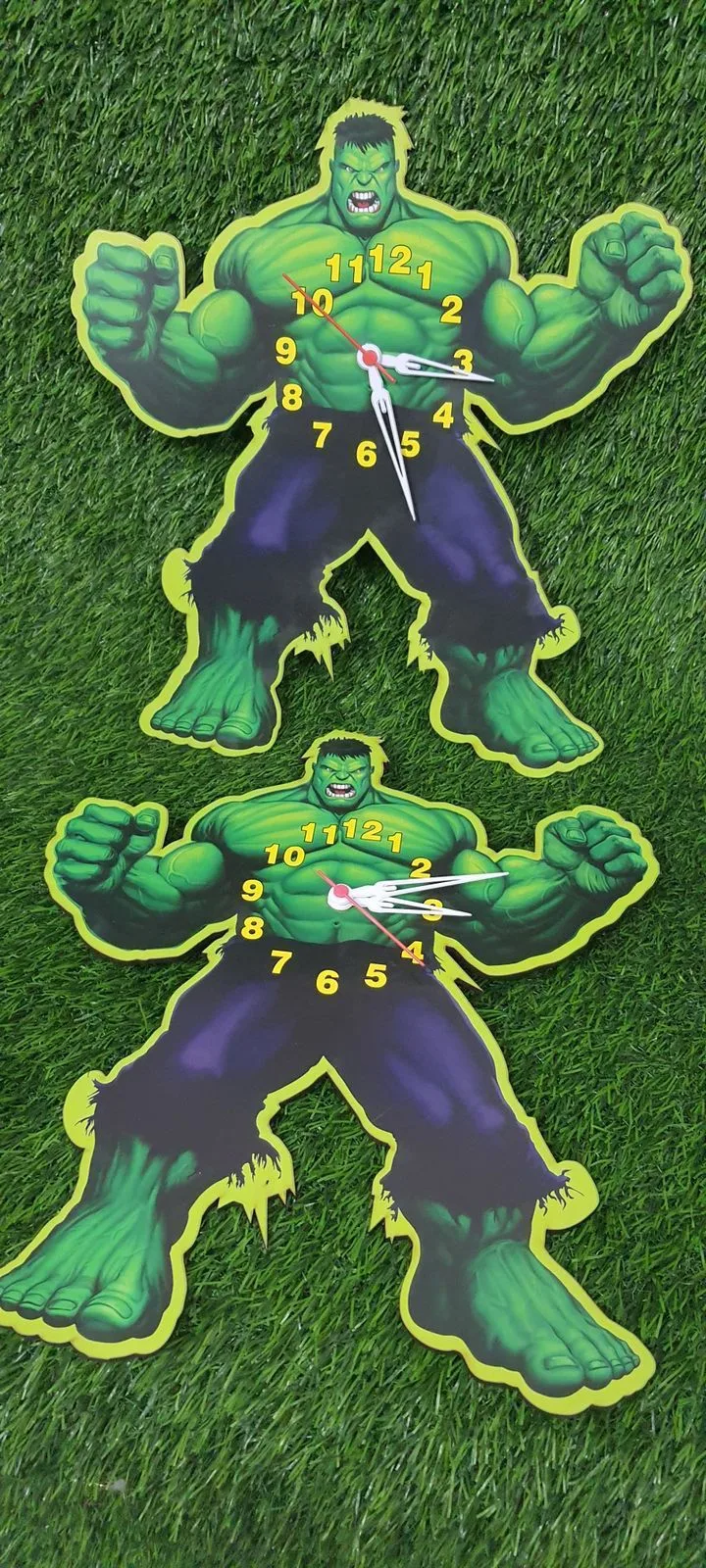 Personalised MDF Wall Clock | 12 Inch Name or Photo 8 Personalised 12 inch MDF wall clock. Add any name, shape, theme, cartoon or a child’s photo. Making time 4-5 working days. Personalised MDF Wall Clock