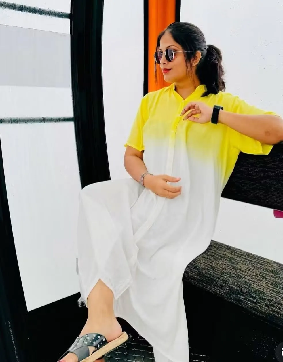 Plus Size Couple Matching Outfits India | Youteek 3 Stylish couple tie dye ombre matching set in cotton. Available from XXS to 10XL with plus size options. Free shipping. Dispatch in 5 to 7 days. Perfect matching outfits for couples in India. plus size couple matching outfits india