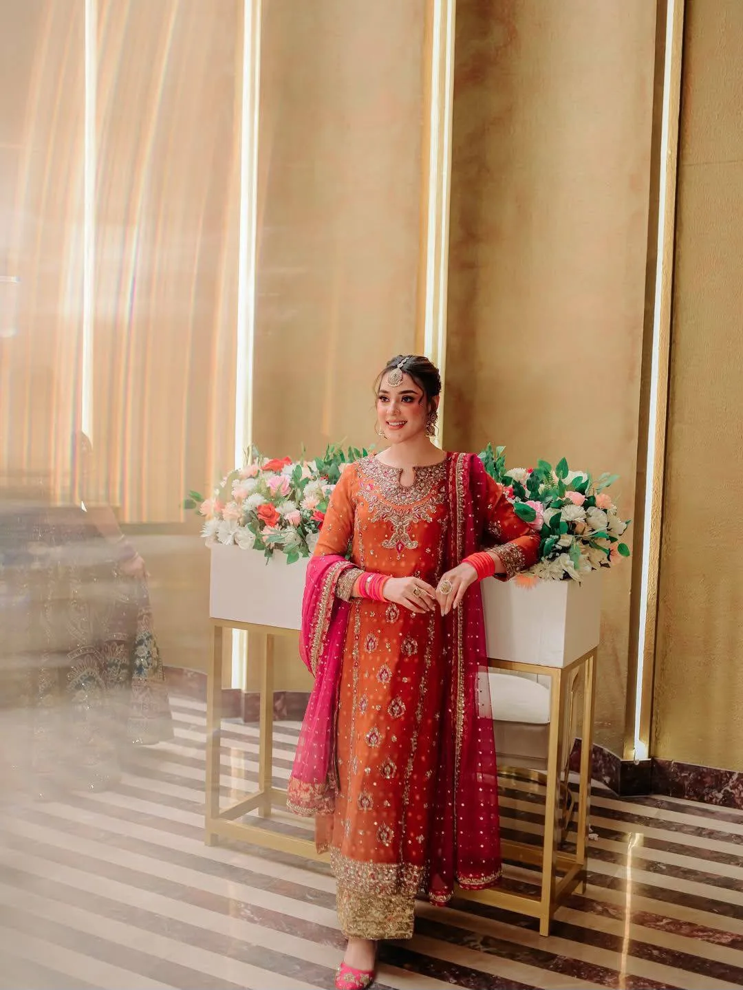 Plus Size Palazzo Suit Set 3XL Online | Youteek 6 Newly launched plus size palazzo suit set in beautiful georgette. 5mm sequins zari thread embroidery with pearl work. Fully stitched up to 3XL(46), kurti 43-44 inches, free size palazzo 41 inches, dupatta 2 mtr. plus size palazzo suit set 3xl online