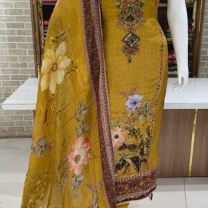 Plus Size Soft Silk Suit Material