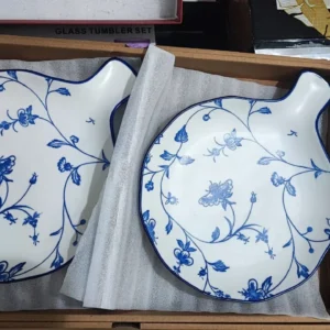 porcelain serving platter set of 2