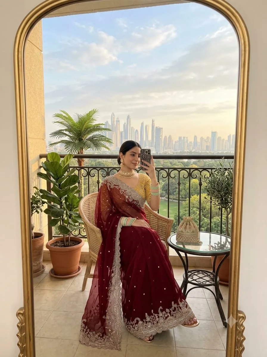 Pranjal Satin Saree | Buy Online at Youteek 3 Exquisite Pranjal Satin Saree crafted from luxury Soft Fendy Satin with 3mm Sequence Work Border & All Over Saree Jhal with Embroidery. Paired with Fully Stitched Embroidery Work Blouse with Fancy Lace & Latkan (Up to 42""). Boutique quality guaranteed. Pranjal Satin Saree