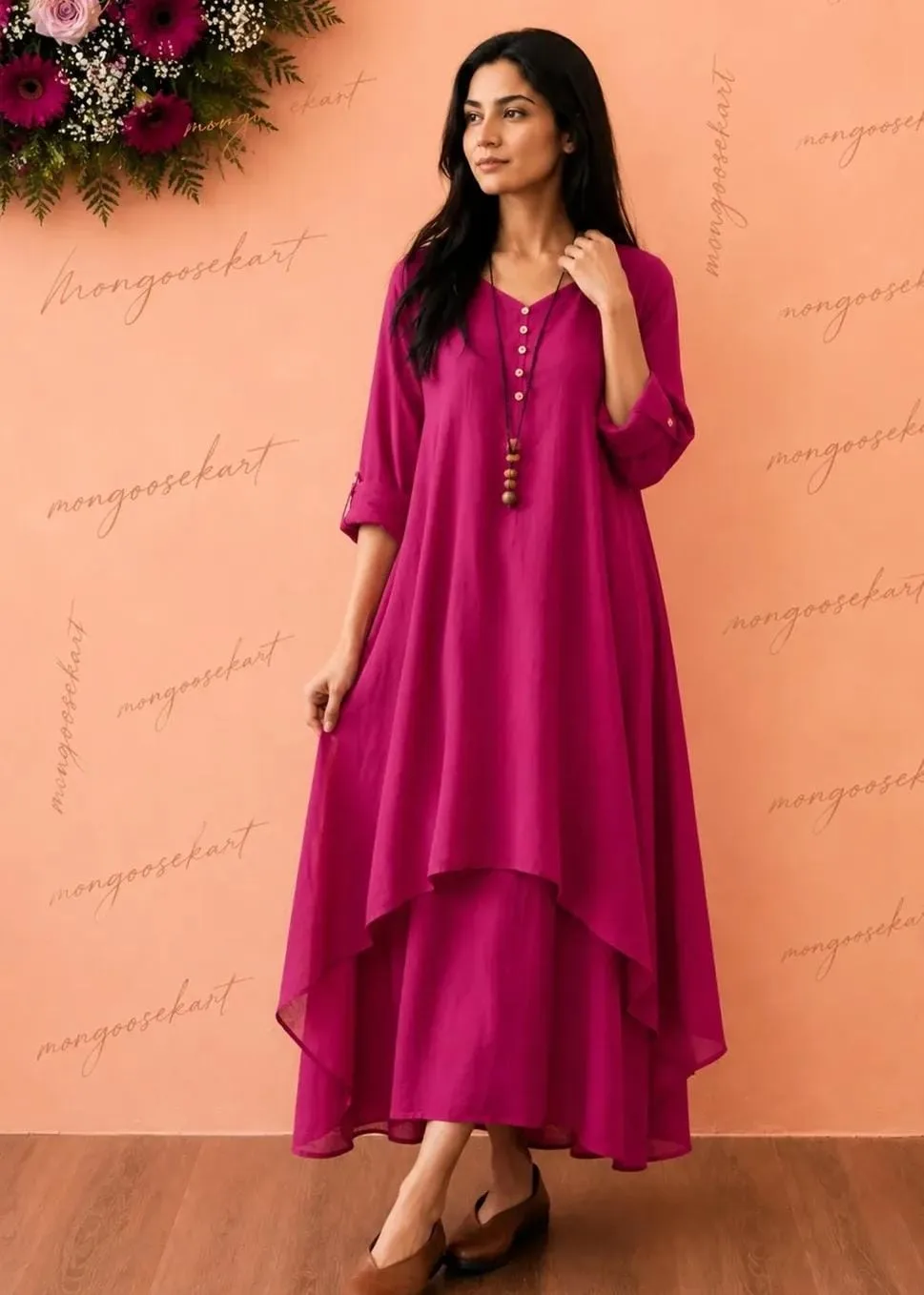 Pure Cotton Double Layer Dress | Youteek 3 Premium pure cotton double layer dress. Sizes S to 5XL, 6XL to 8XL available at 200 extra. 1 inch oversize option – send measurements. Soft, comfortable and stylish for everyday wear. pure cotton double layer dress