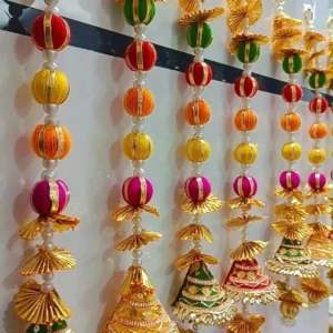 traditional gota ball hanging