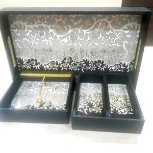 Tray Combo Full Imported Leatherite Resin Top