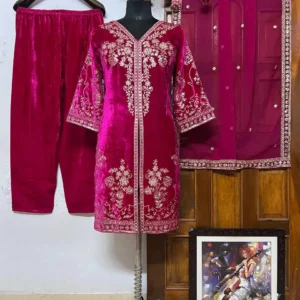 velvet palazzo suit under 1500