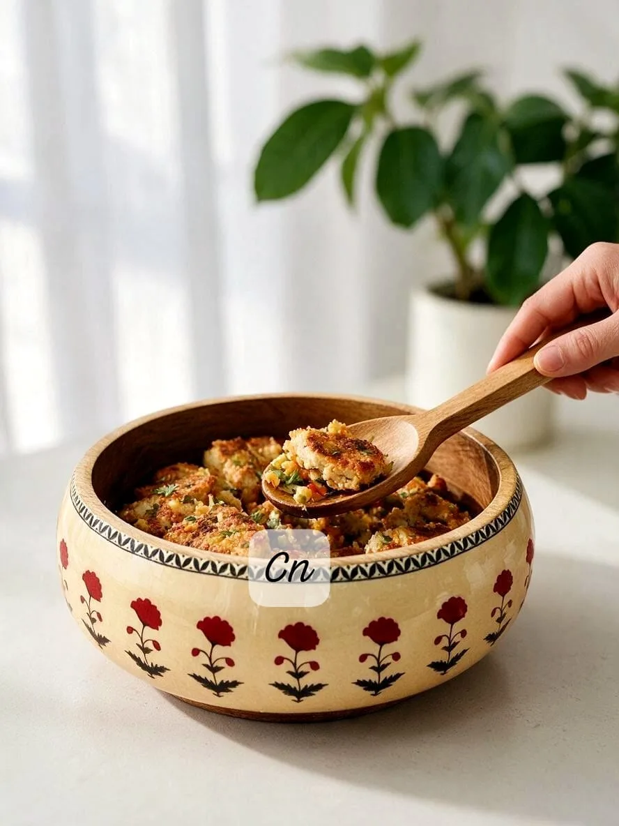 Wooden Serving Bowl with Salad Servers | 9x3 Inch 3 Wooden serving bowl, 9x3 inches, with wooden spoon and fork. Lacquer coating on wood and epoxy coating on the print area. Dispatch in 4-5 days from the order date. Wooden Serving Bowl with Salad Servers